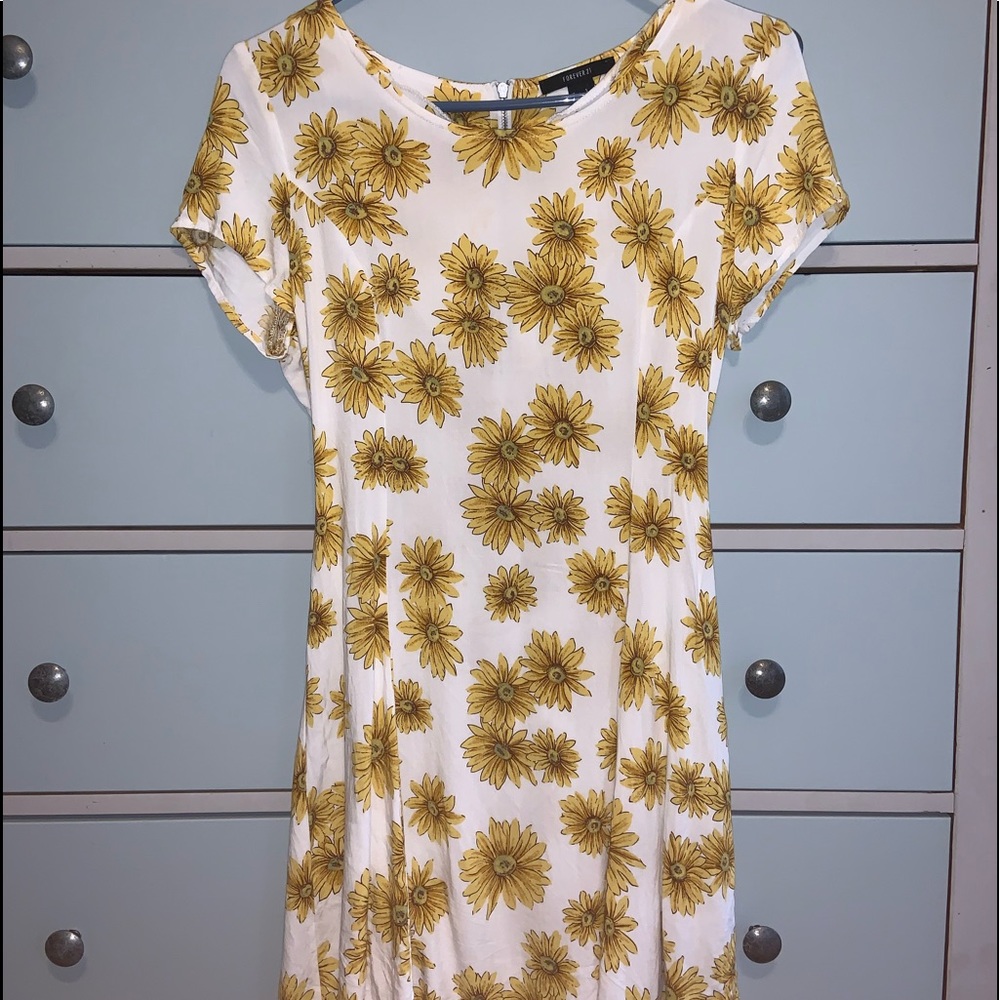 Forever 21 sunflower dress